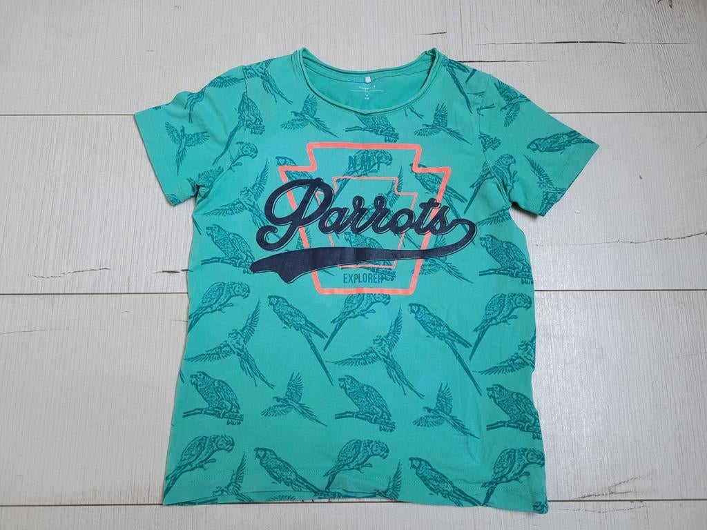 Leuke Parrots/ papagaaien t-shirt mt 116 (Name It), Ophalen, Zo goed als nieuw, Shirt of Longsleeve, Jongen