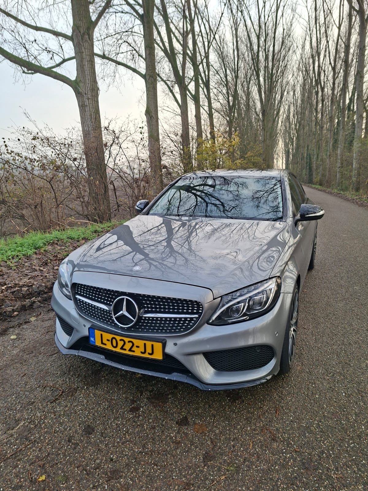 Mercedes-Benz C-Klasse C180 1.6 115KW Aut7 2014 Grijs, Auto's, Automaat, 1800 kg, 1595 cc, Particulier