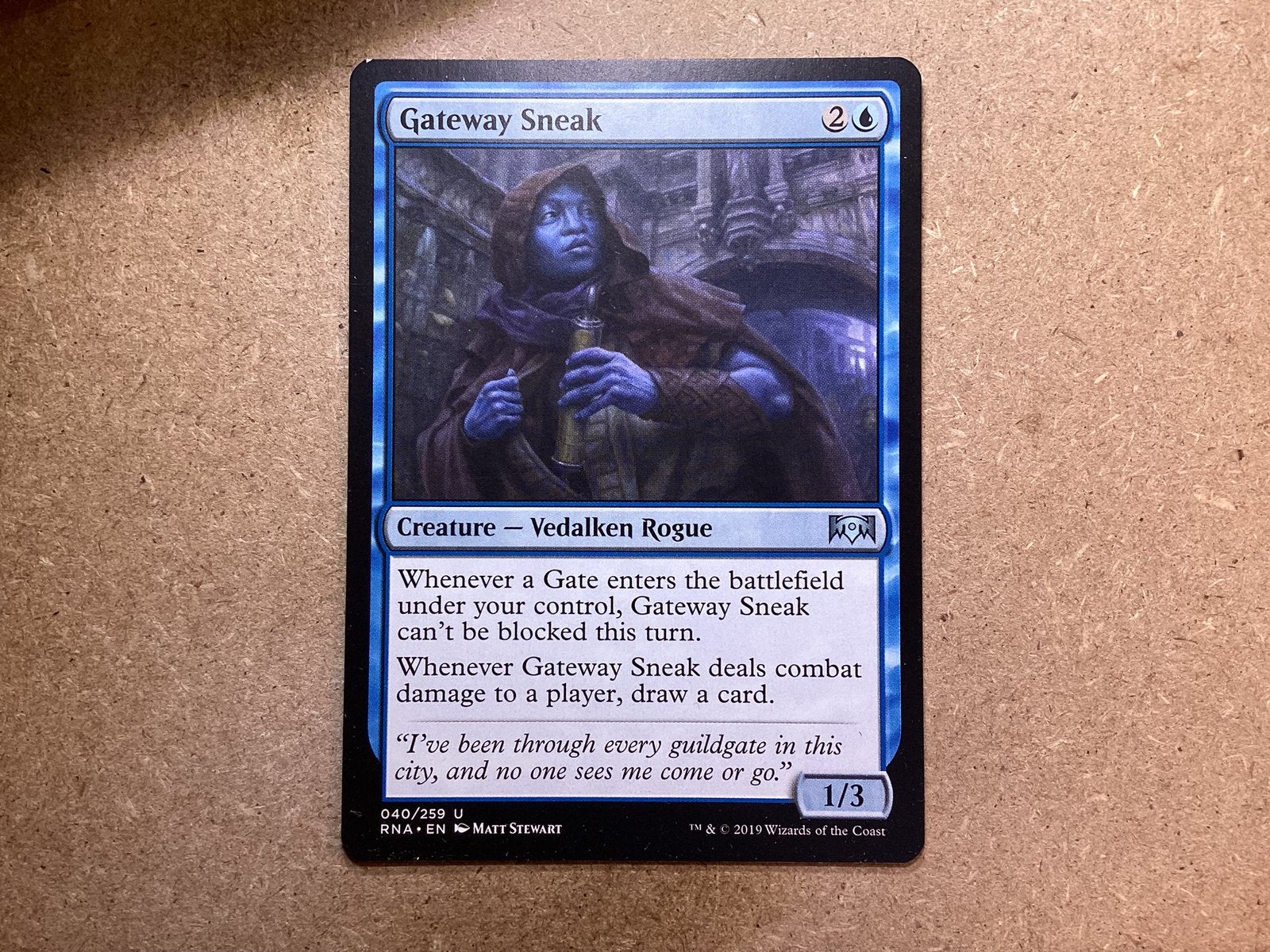 1x Gateway Sneak [040/259] (Excellent), Hobby en Vrije tijd, Ophalen of Verzenden, Zo goed als nieuw, Losse kaart