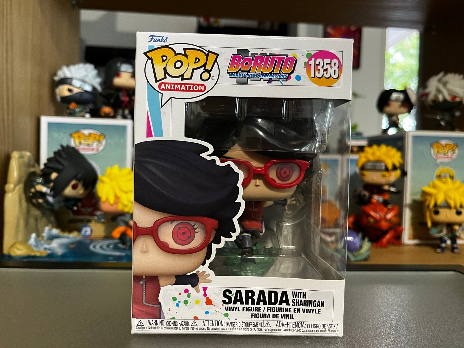 Funko Pop Sarada with Sharingan 1358, Ophalen of Verzenden, Nieuw