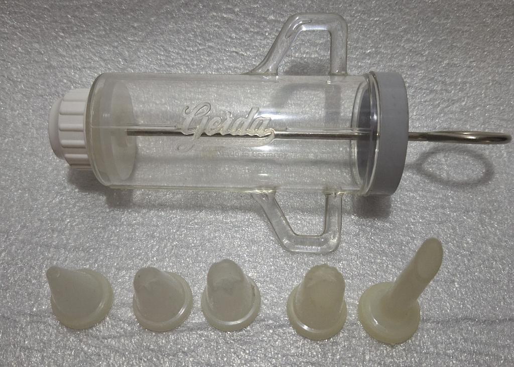 vintage garneerspuit, merk Gerda, Overige typen, Ophalen of Verzenden, Gebruikt, Overige merken