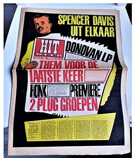 hitweek nr.25 *1967*- Them, Boeken, Ophalen of Verzenden, Gelezen, Muziek, Film of Tv