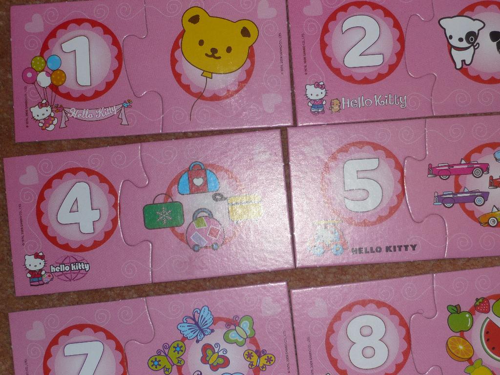 Hello Kitty; spel met getallen, Ophalen of Verzenden