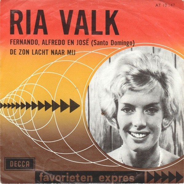 Ria Valk ‎– Fernando, Alfredo, Cd's en Dvd's, Gebruikt, 7 inch, Ophalen of Verzenden, Levenslied of Smartlap