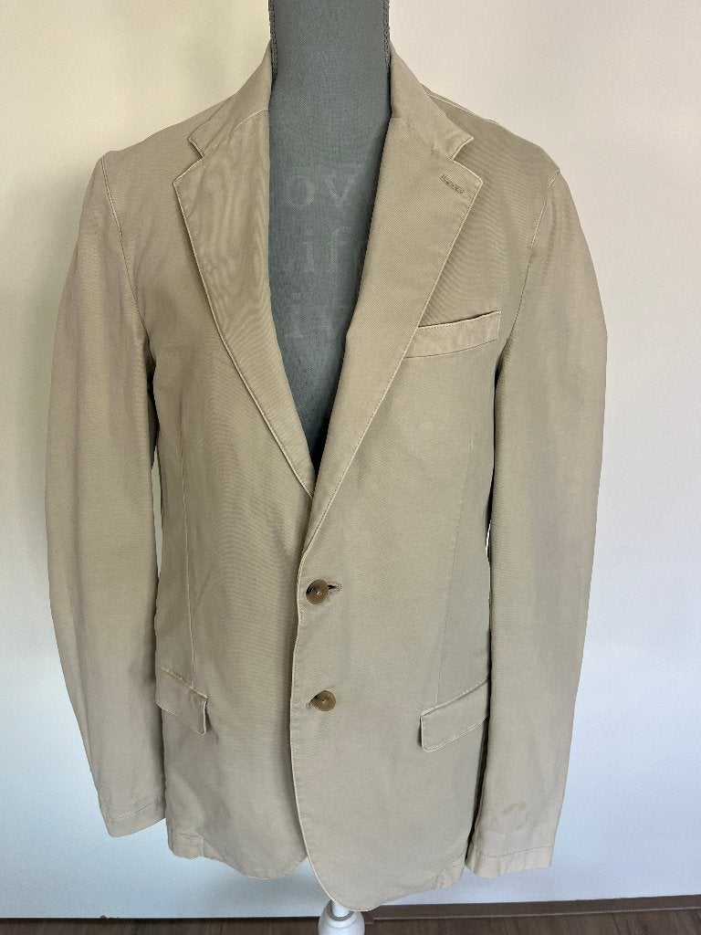 Beige colbertje/jasje - Scotch & Soda, Kleding | Heren, Maat 48/50 (M), Beige, Ophalen of Verzenden, Gedragen