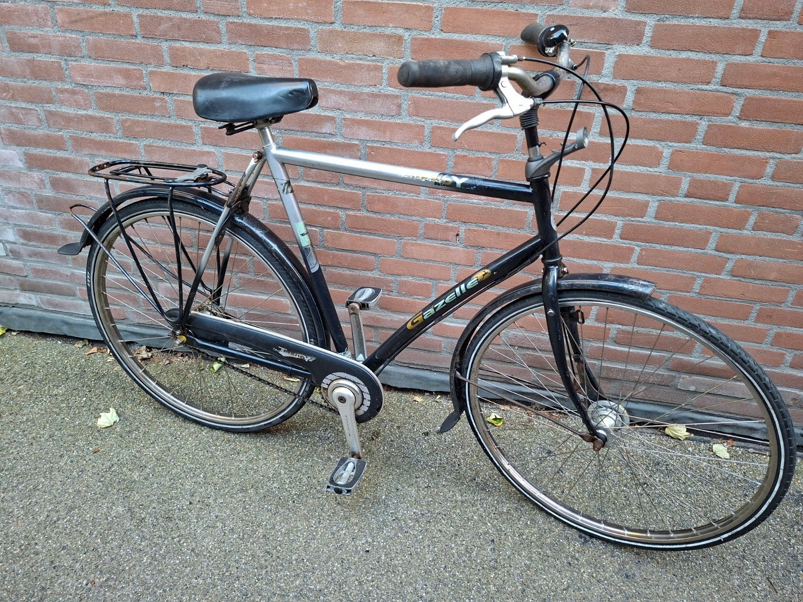 Gazelle herenfiets met versnellingen, Fietsen en Brommers, Ophalen, Gebruikt, Versnellingen, 57 tot 61 cm