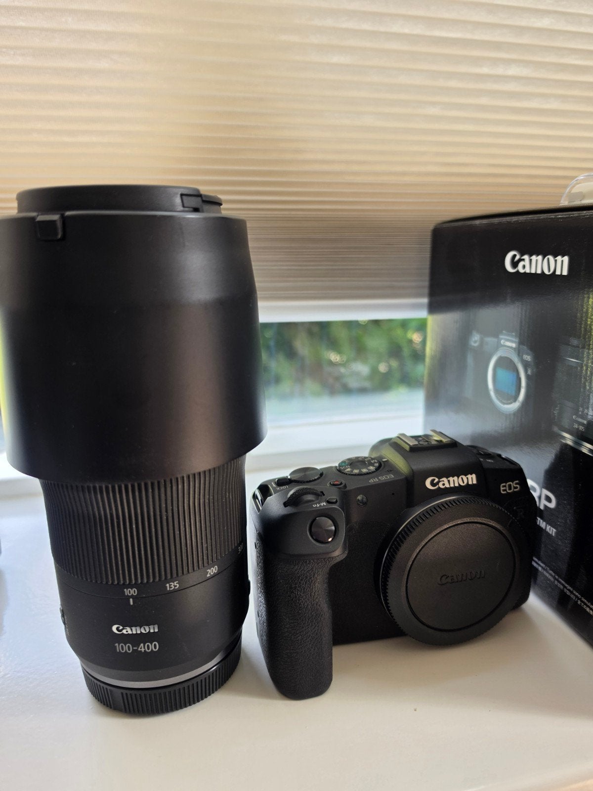 Canon EOS RP met RF 100-400mm lens, Beeldstabilisatie, Canon, Lensdop, Ophalen of Verzenden
