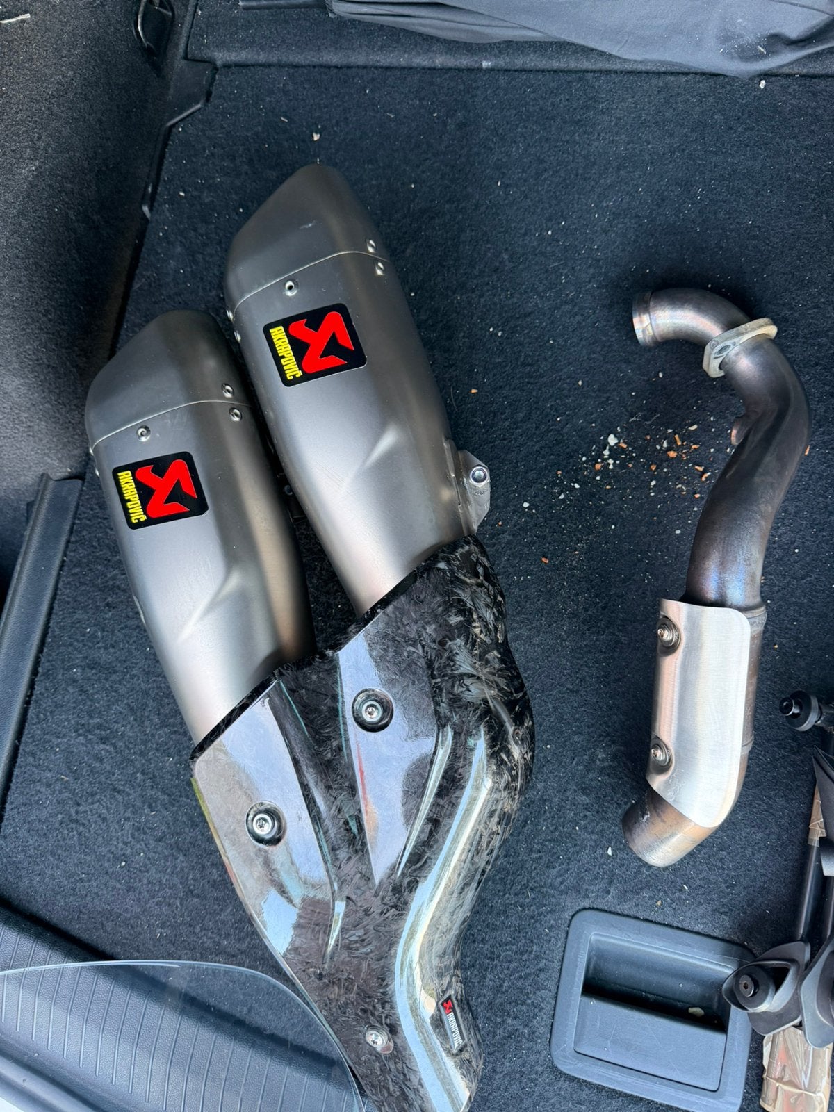 Akrapovic custom piaggio beverly 400cc, Motoren, Tuning en Styling, Ophalen of Verzenden