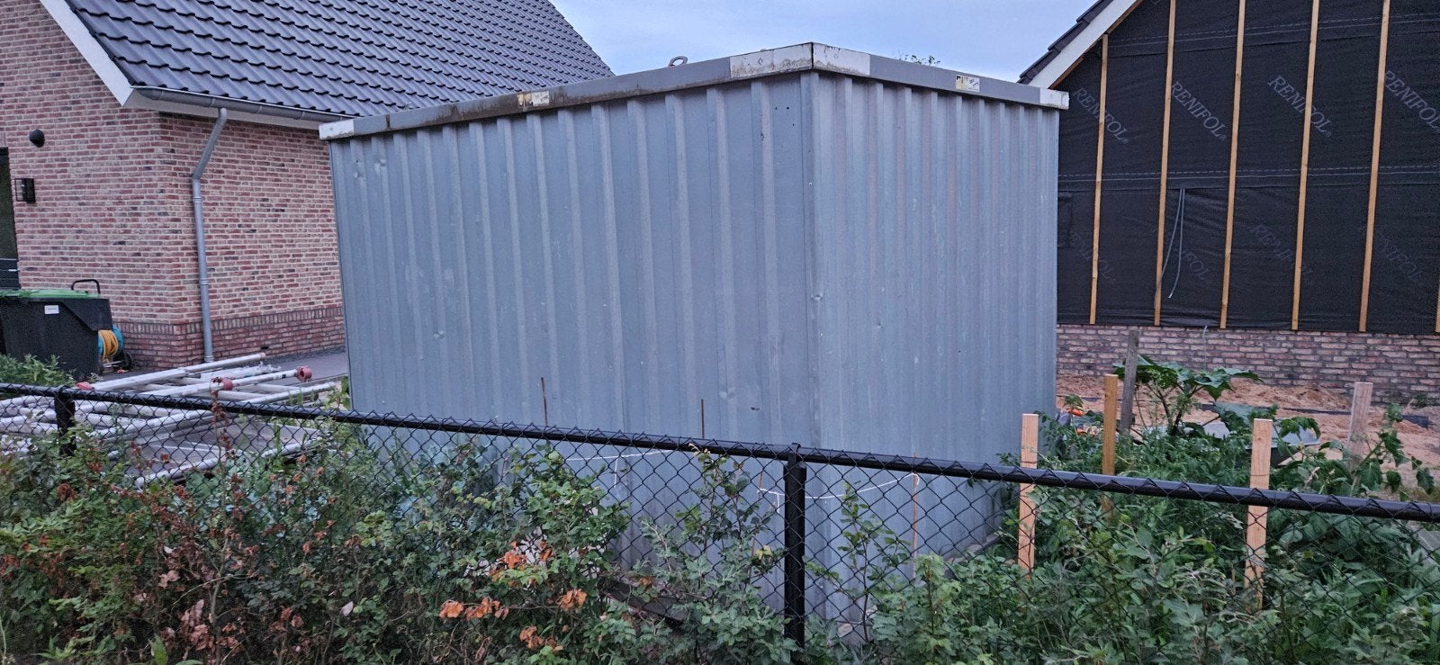 Metalen berging/opslagcontainer 2X3 M, Tuin en Terras, Ophalen, Gebruikt, Metaal, Overige typen