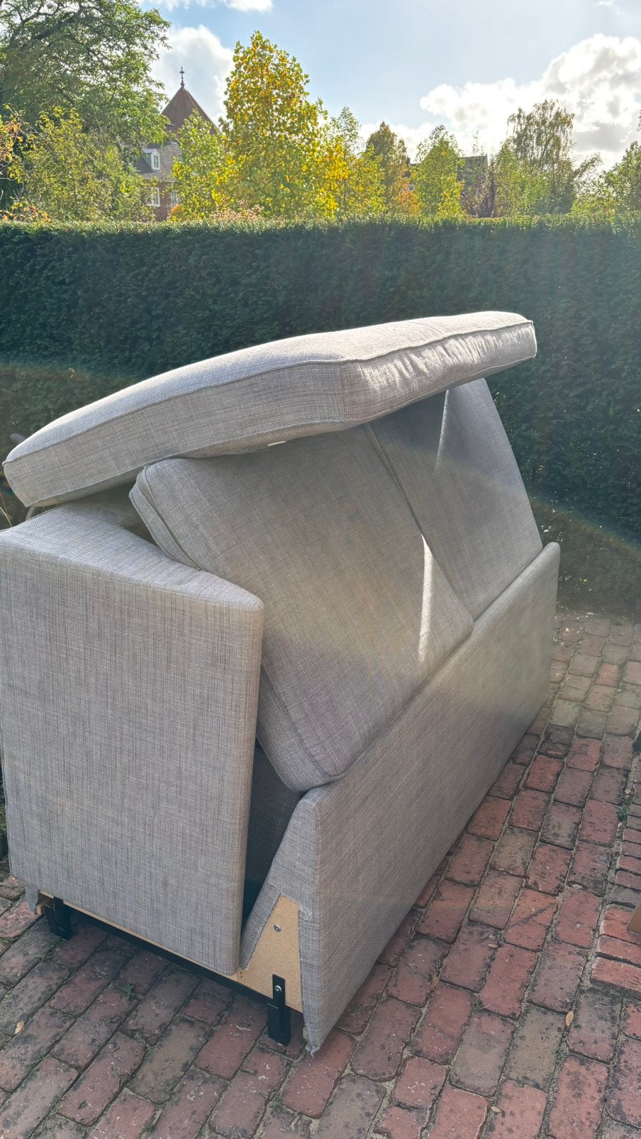 4-zitsbank met chaise longue (kivik ikea), Huis en Inrichting, Ophalen, Zo goed als nieuw