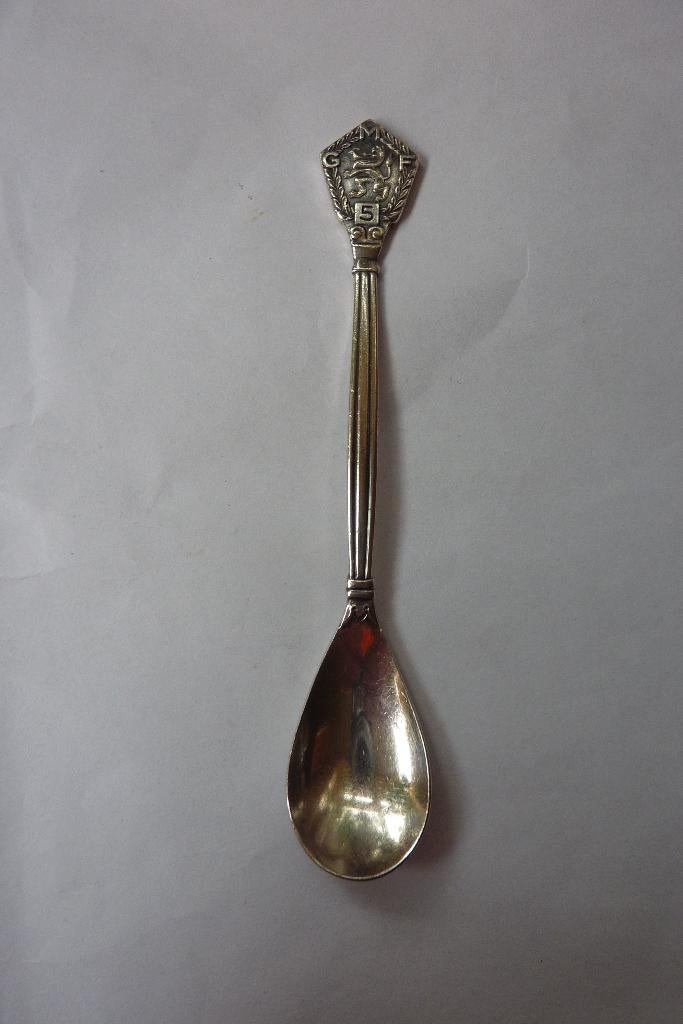 lepeltje G.M.F. 5 (Gezamenlijke Militaire Fondsen), Ophalen of Verzenden, Gebruikt, Metaal, Bestek