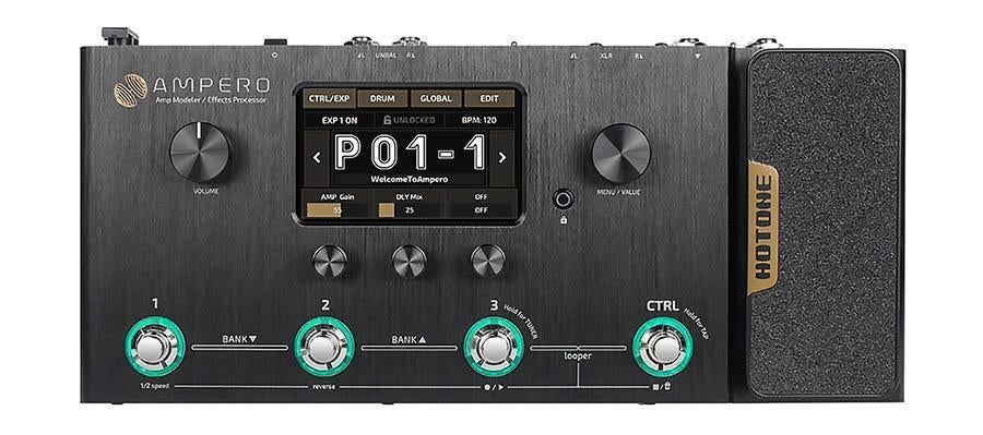 Hotone MP-100 Ampero Amp Modeler  Effects Processor, Volume, ., Nieuw, Ophalen of Verzenden