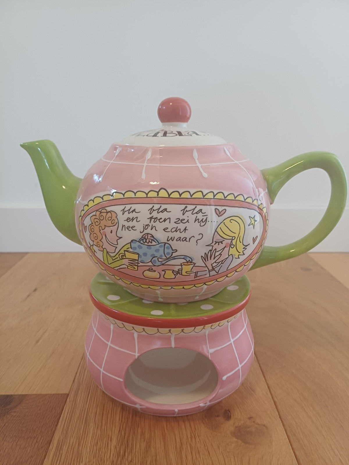 Blond Amsterdam Theepot, Huis en Inrichting, Ophalen, Overige typen, Zo goed als nieuw, Aardewerk