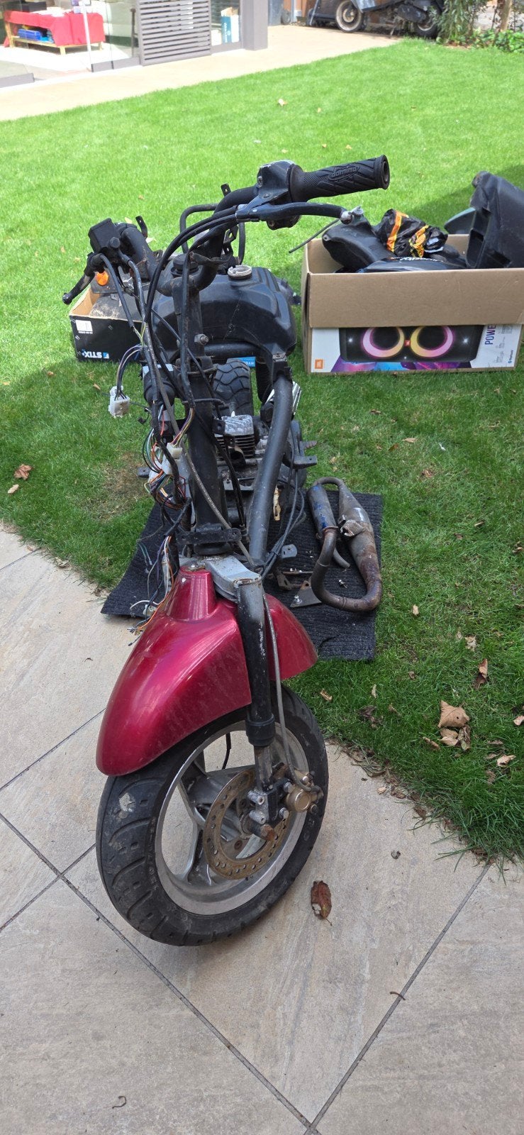 Vivacity 2T DR 70cc Scooter met kappen en reservekappen, Fietsen en Brommers, Ophalen of Verzenden, Gebruikt, Peugeot