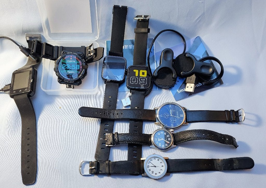 Partij horloges, Sieraden, Tassen en Uiterlijk, Horloges | Heren, Overige merken, Gebruikt, Verzenden, Polshorloge