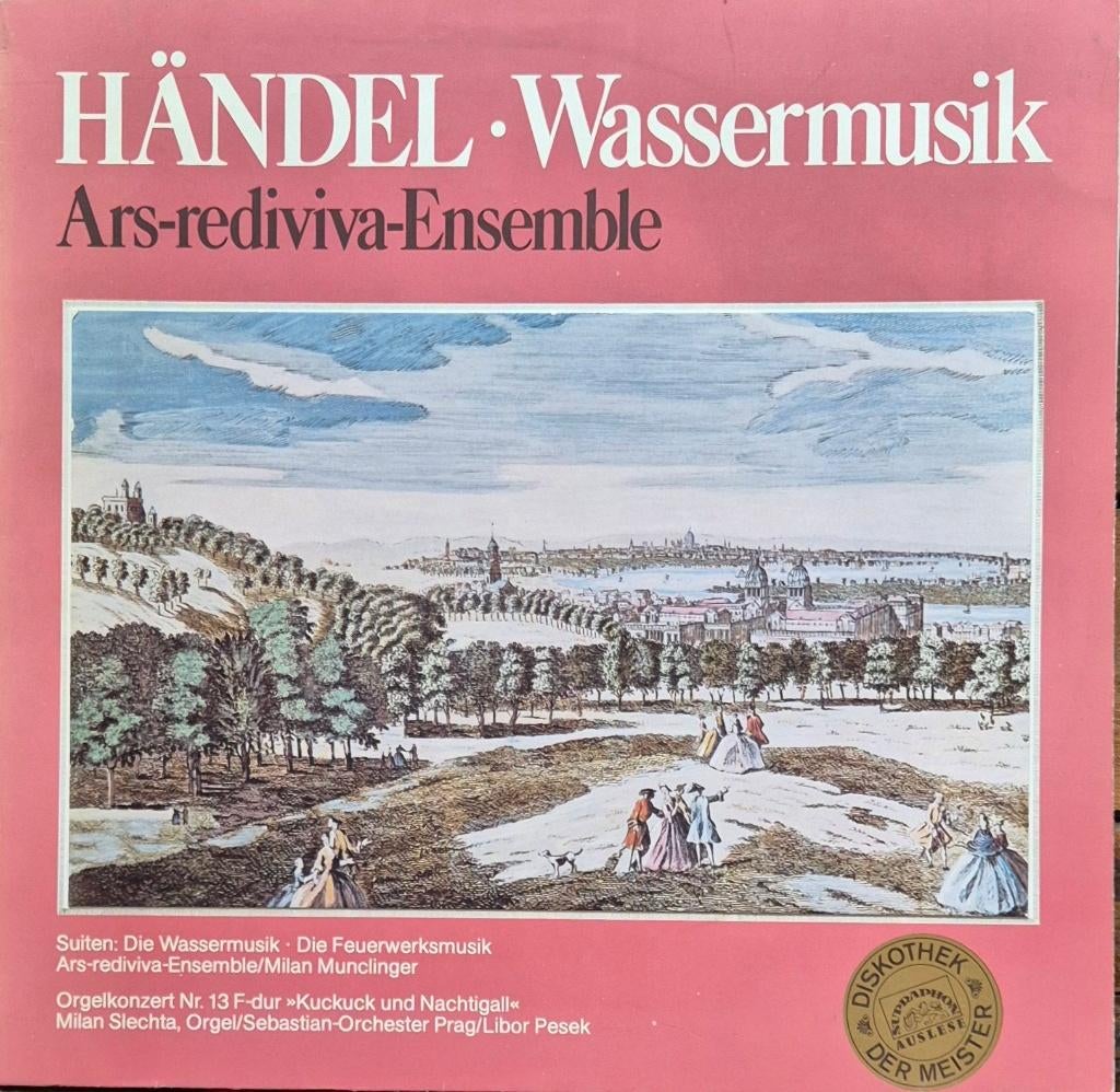 Händel Ars-Rediviva-Ensemble Wassermusik #l142#4V, Opera of Operette, Ophalen of Verzenden, Zo goed als nieuw, 12 inch