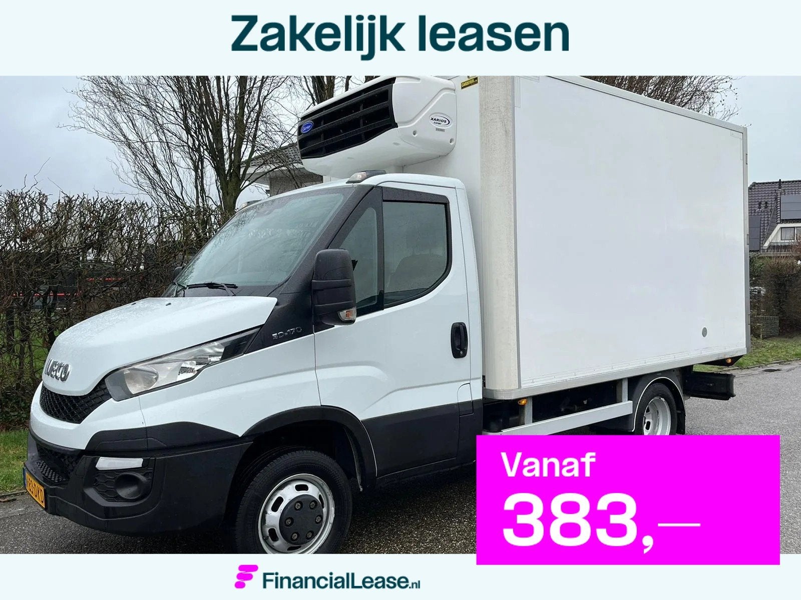 Iveco Daily 50C17 Bakwagen Koeling / Vries Carrier 600 MT, Gebruikt, Zwart, 4 cilinders, Iveco