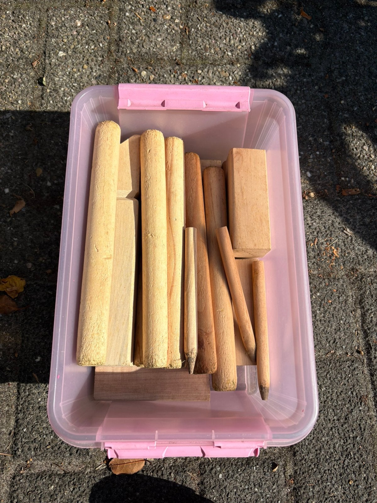 Kubb spel, Ophalen, Gebruikt
