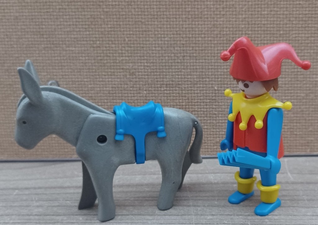 playmobil vintage nar met ezel 3330 compleet, Ophalen of Verzenden, Gebruikt