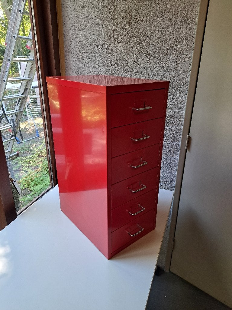 ladekastje metaal (Helmer IKEA), Ophalen, Minder dan 50 cm, Gebruikt, 5 laden of meer