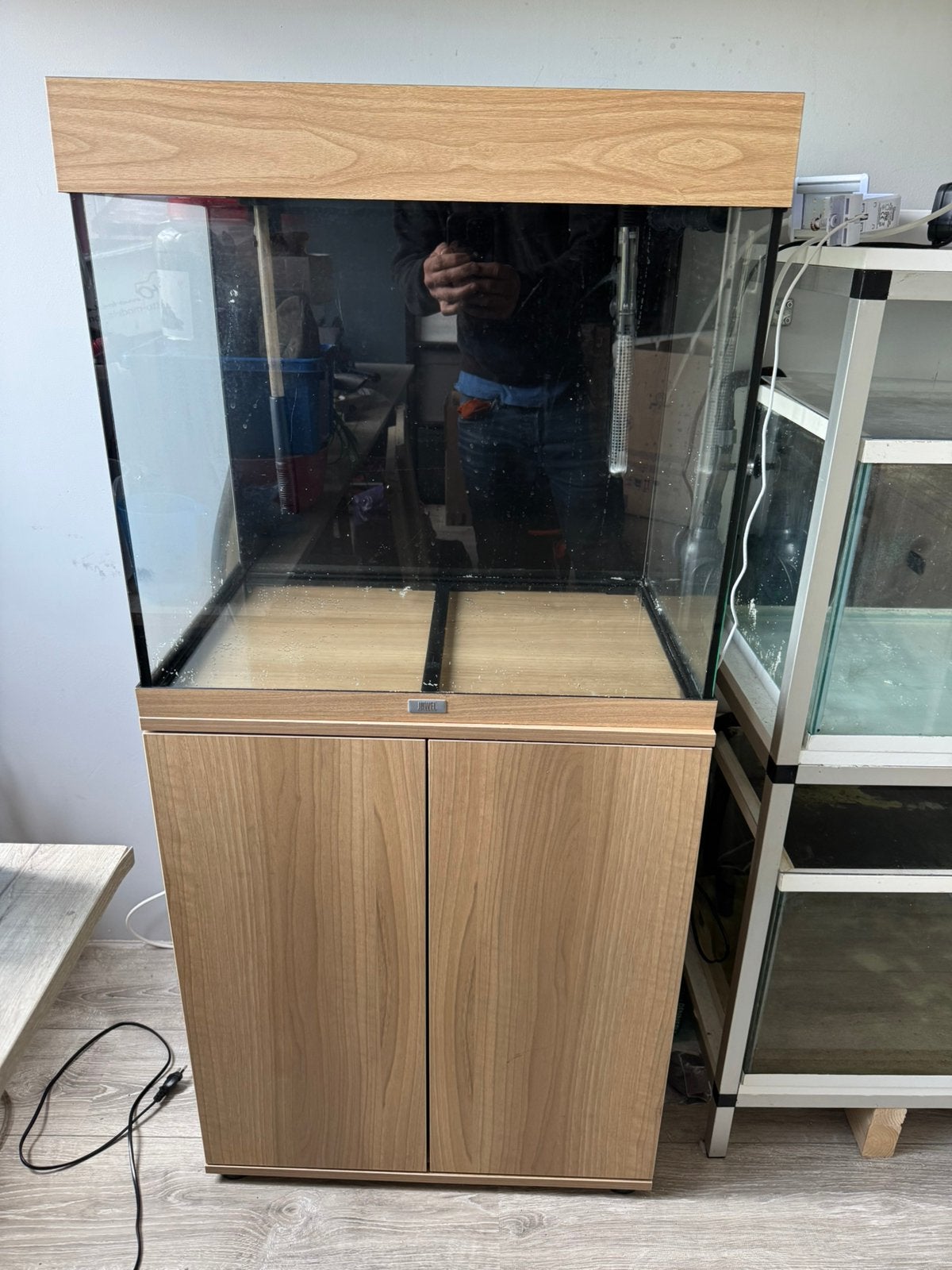 Juwel Lido 120 L compleet Helialux+Eheim3 ext pomp, Ophalen, Inclusief deksel, Zo goed als nieuw, Leeg aquarium