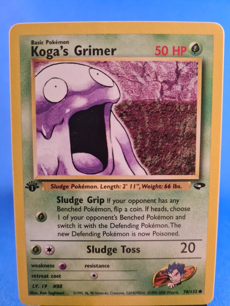 Koga's Grimer 78/132 - Gym Challenge (1st edition), Verzenden, Gebruikt