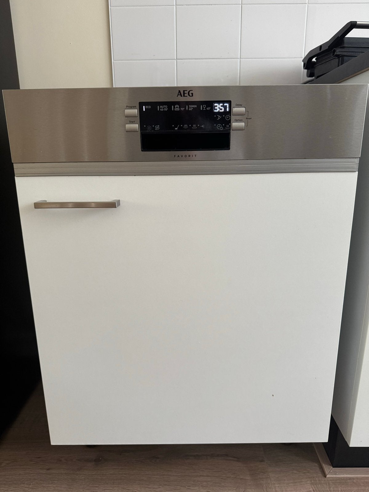 AEG Favorit Inbouw Vaatwasser, Ophalen, Gebruikt, 60 cm of meer, Eco programma