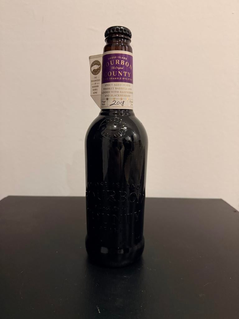 Goose Island Bourbon County Brand Bramble Rye Stout 2018, Ophalen, Nieuw, Flesje(s), Overige merken