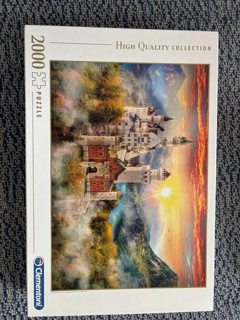 Puzzel kasteel, Ophalen of Verzenden, Meer dan 1500 stukjes, Zo goed als nieuw, Legpuzzel