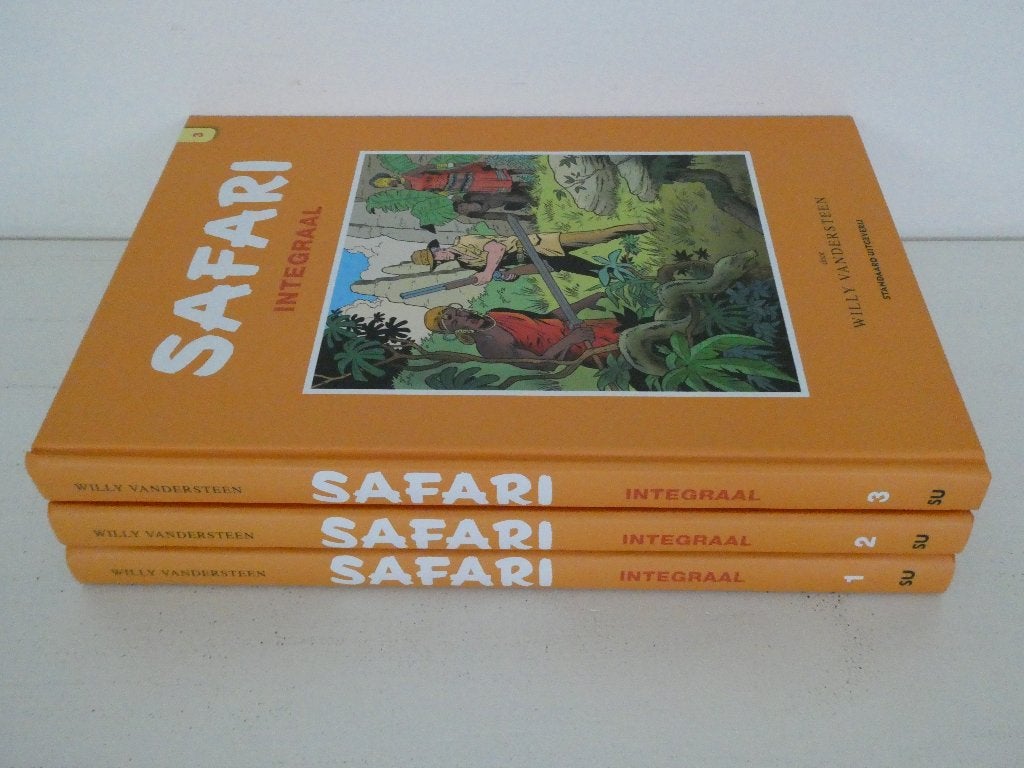 Safari ~ Complete Integrale serie hardcovers 1 t/m 3, Boeken, Complete serie of reeks, Ophalen of Verzenden, Zo goed als nieuw