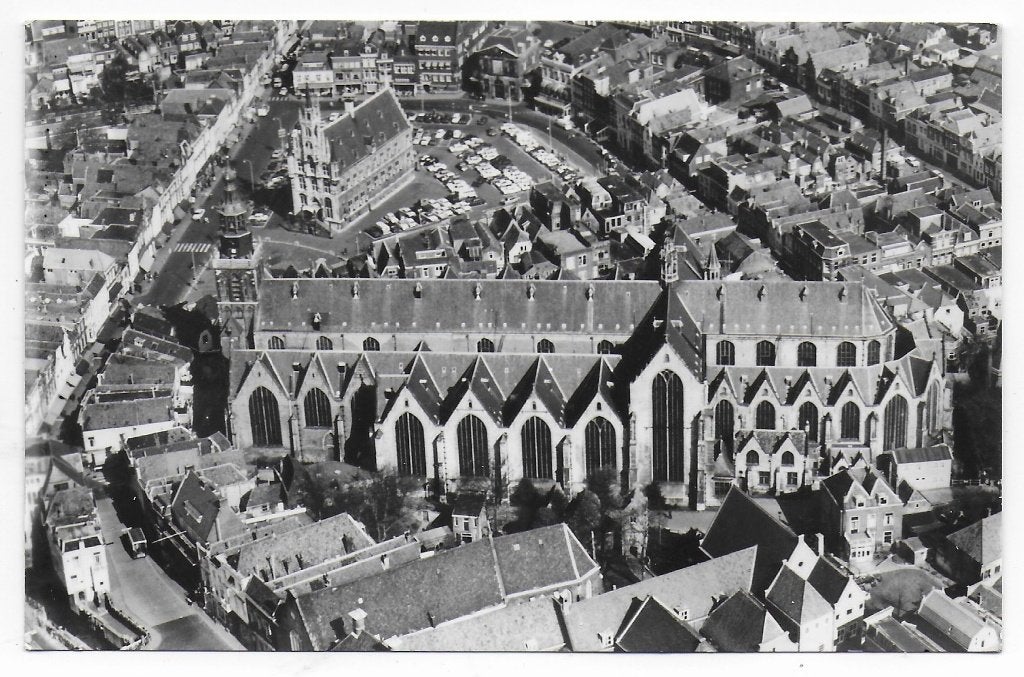 Gouda ongelopen ansichtkaart ( b6992 ), Ophalen of Verzenden, 1960 tot 1980, Gelopen, Zuid-Holland