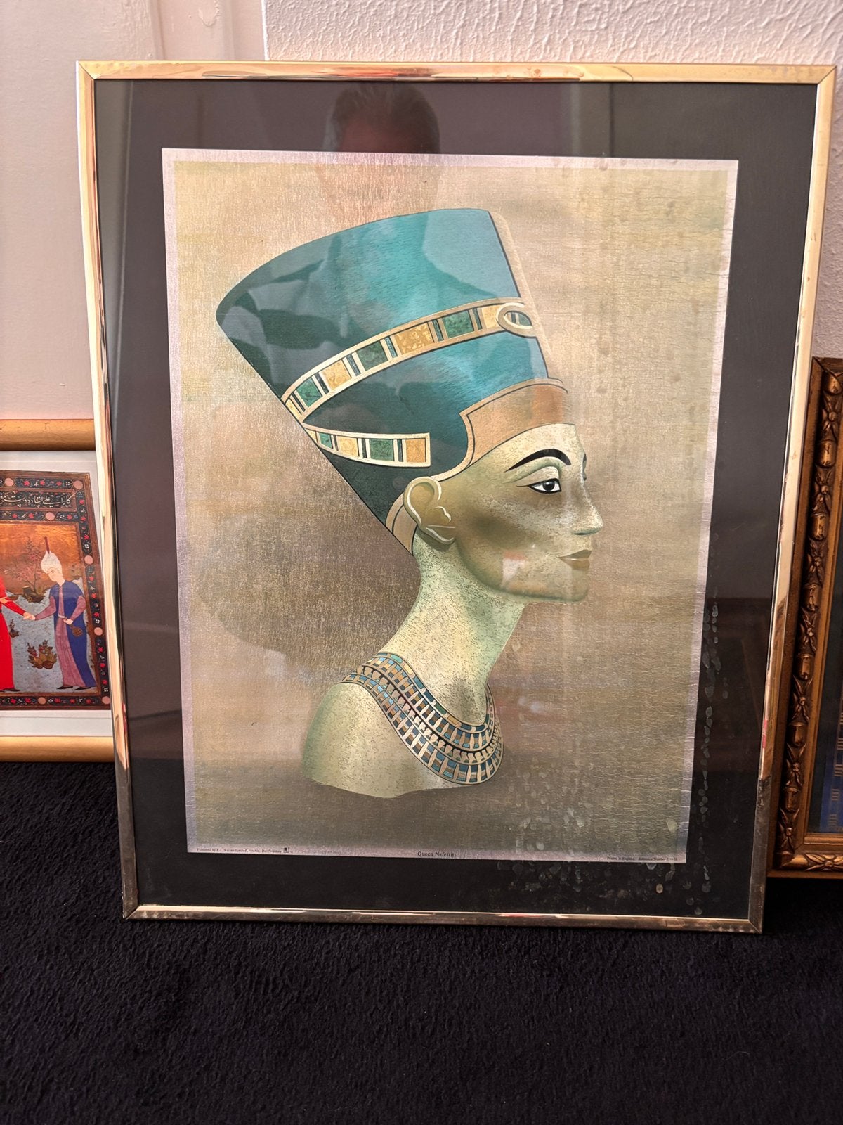 Ingelijste Nefertiti Print - Egyptische Kunst, Antiek en Kunst, Ophalen