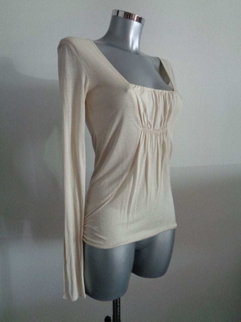 Patrizia Pepe 100% zijden longsleeve, IT42-NL36 Nieuw, Kleding | Dames, Overige kleuren, Nieuw, Ophalen of Verzenden, Patrizia Pepe