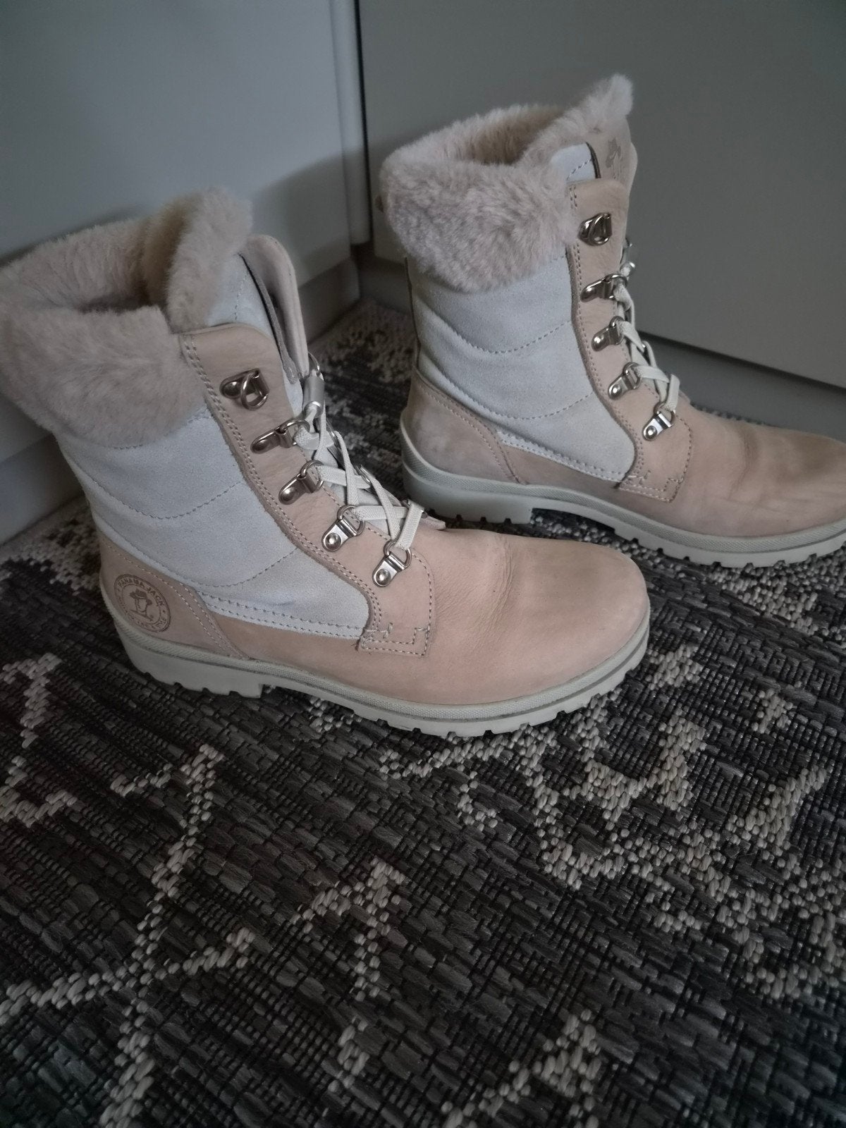 Panama jack snowboots enkellaars maat 38, Beige, Snowboots, Ophalen of Verzenden, Panama Jack