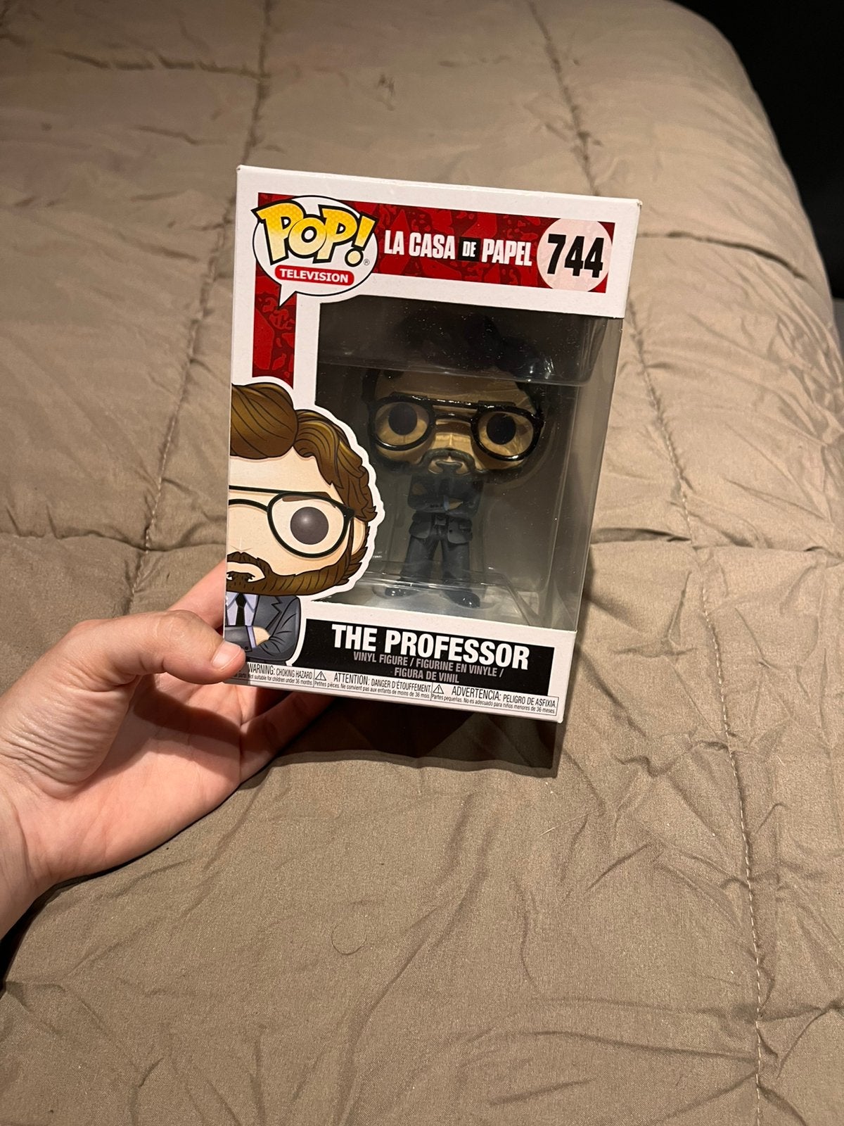 Funko pop la casa de papel the professor, Ophalen of Verzenden, Zo goed als nieuw
