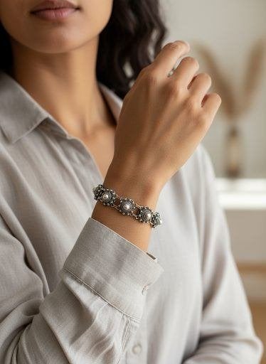 Zeeuwse knop armband, 19 cm, Gebruikt, Info@zilverwebsite.nl, Verzenden, Zilverwebsite.nl