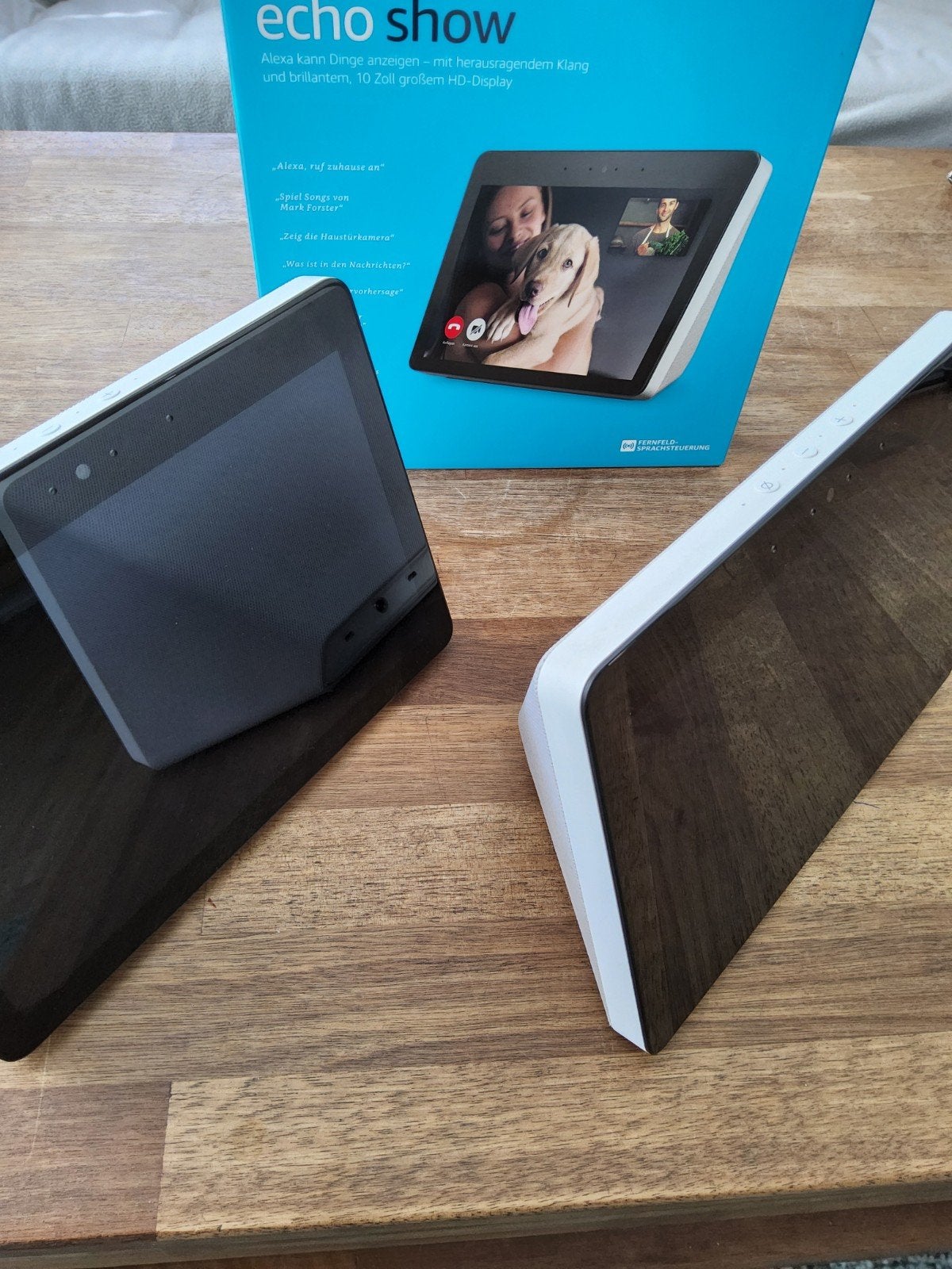 Amazon Echo show  2th gen. 2 stuks, Computers en Software, Ophalen of Verzenden, Gebruikt, 10 inch, 16 GB
