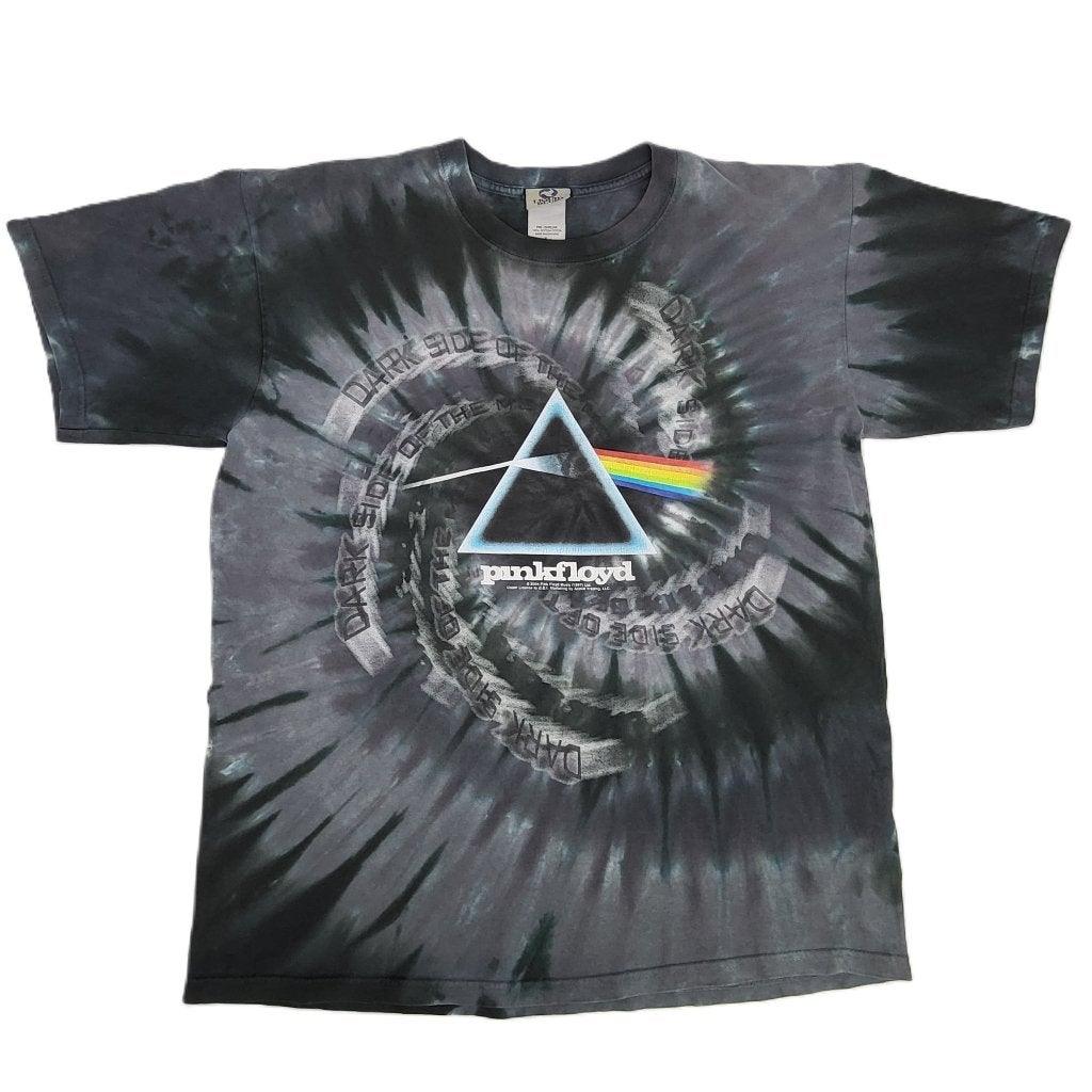 Pink Floyd Liquid Blue Tie Dye Shirt Darkside of the Moon L, Maat 52/54 (L), Overige kleuren, Verzenden, Nvt
