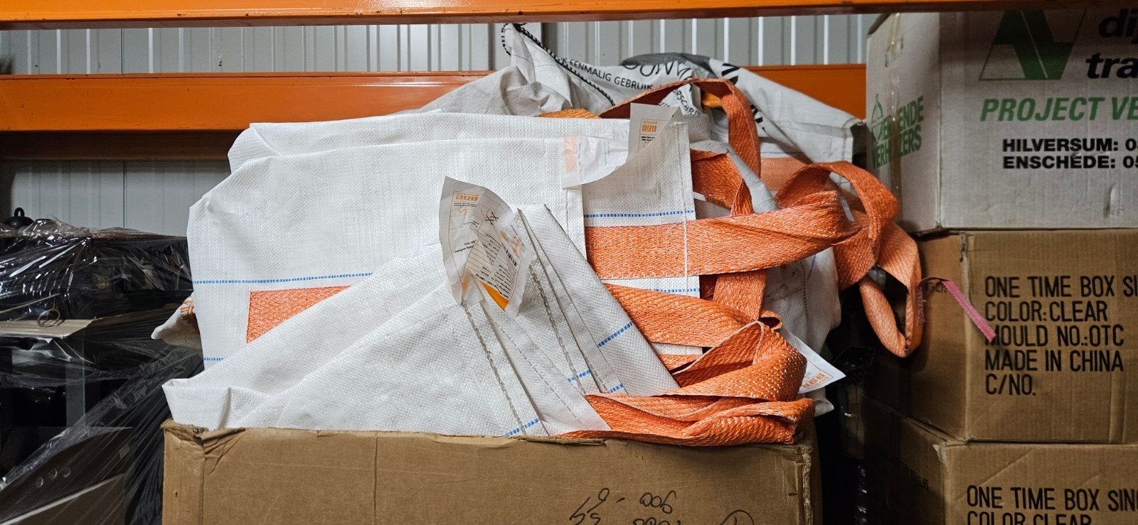 BIG BAGS ZAKKEN VOOR O.A HOUT ,BOUW ROMMEL 18 STUKS, Minder dan 3 m³, Ophalen