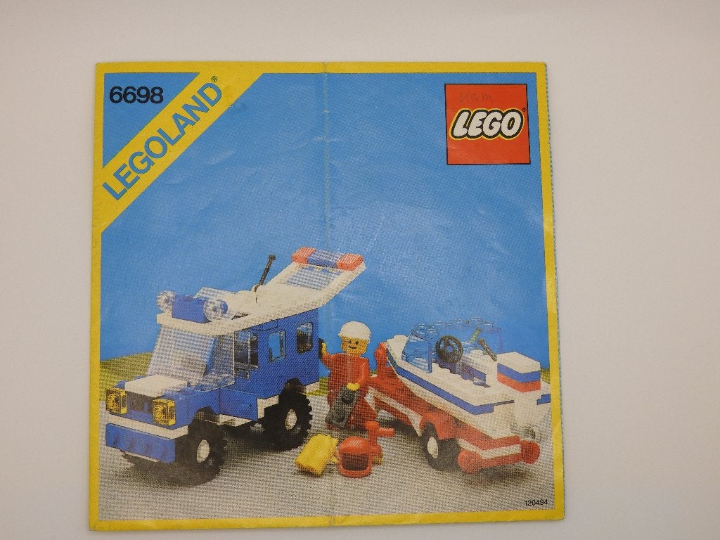 Lego 6698 Vintage RV with Speedboat, Kinderen en Baby's, Speelgoed | Duplo en Lego, Compleet, Gebruikt, Lego, Ophalen of Verzenden