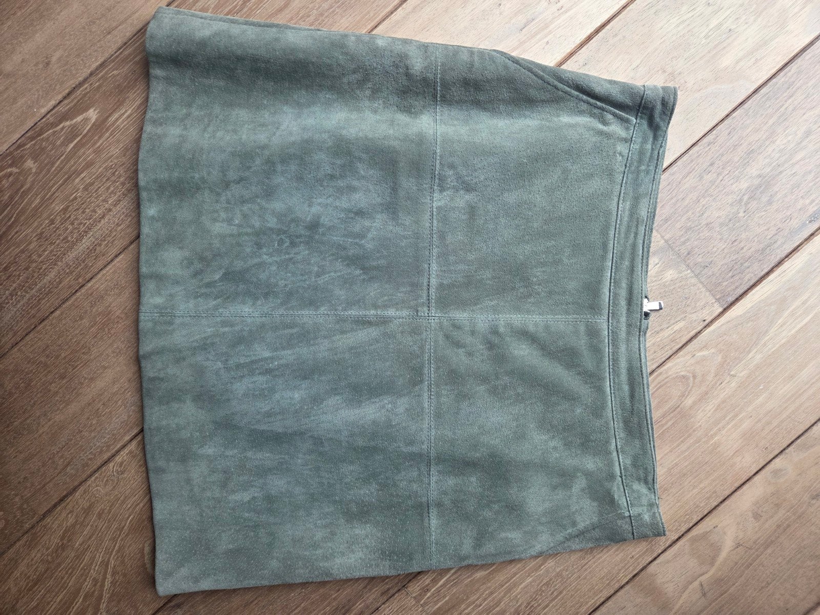 Cotton Club Leren Rok - Maat L, Kleding | Dames, Maat 38/40 (M), Ophalen of Verzenden, Zo goed als nieuw, Boven de knie