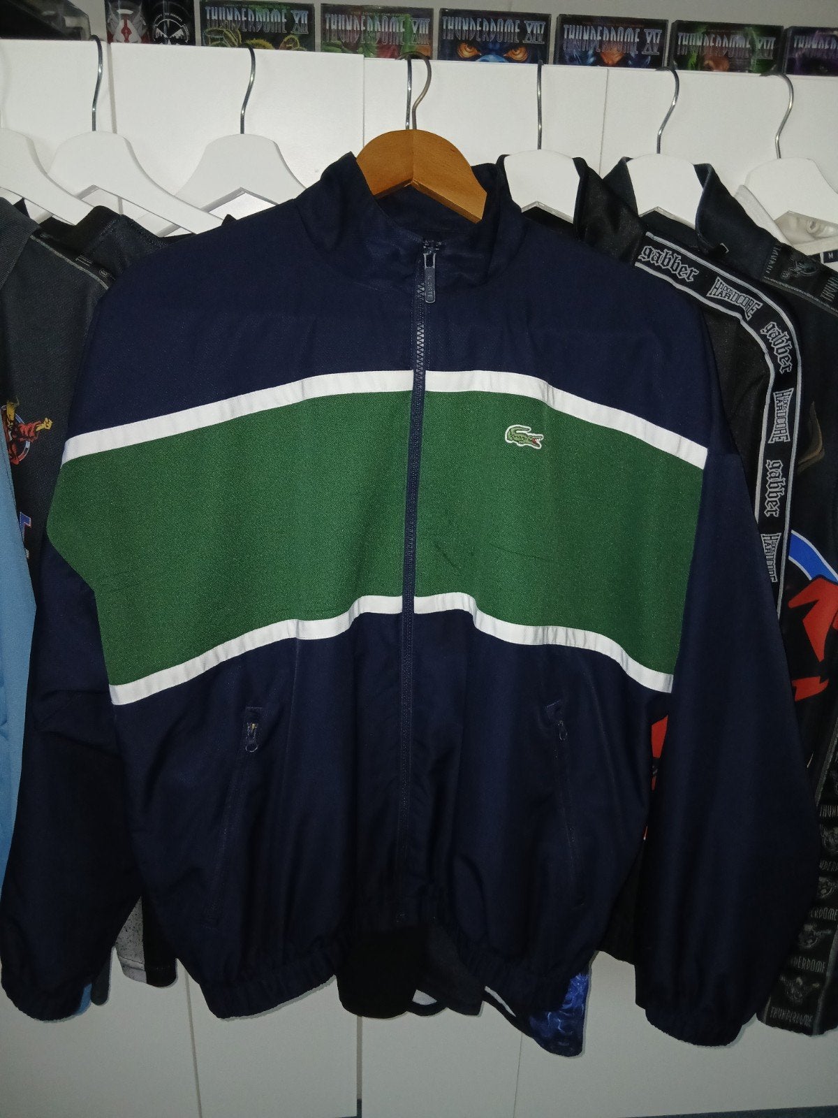 Lacoste Sport Windjack - Maat S, Blauw, Lacoste, Ophalen of Verzenden, Zo goed als nieuw