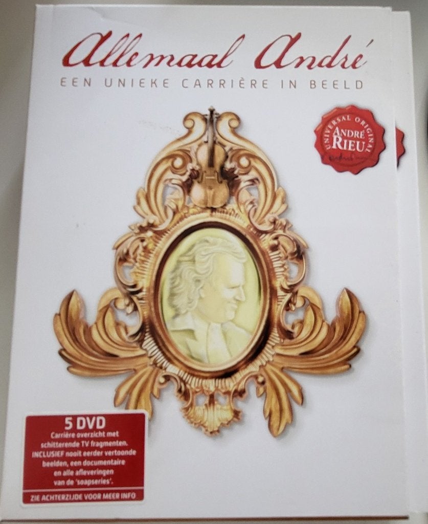 André Rieu Allemaal Andre dvd´s four rooms madonna en nog cd, Alle leeftijden, Ophalen of Verzenden, Zo goed als nieuw