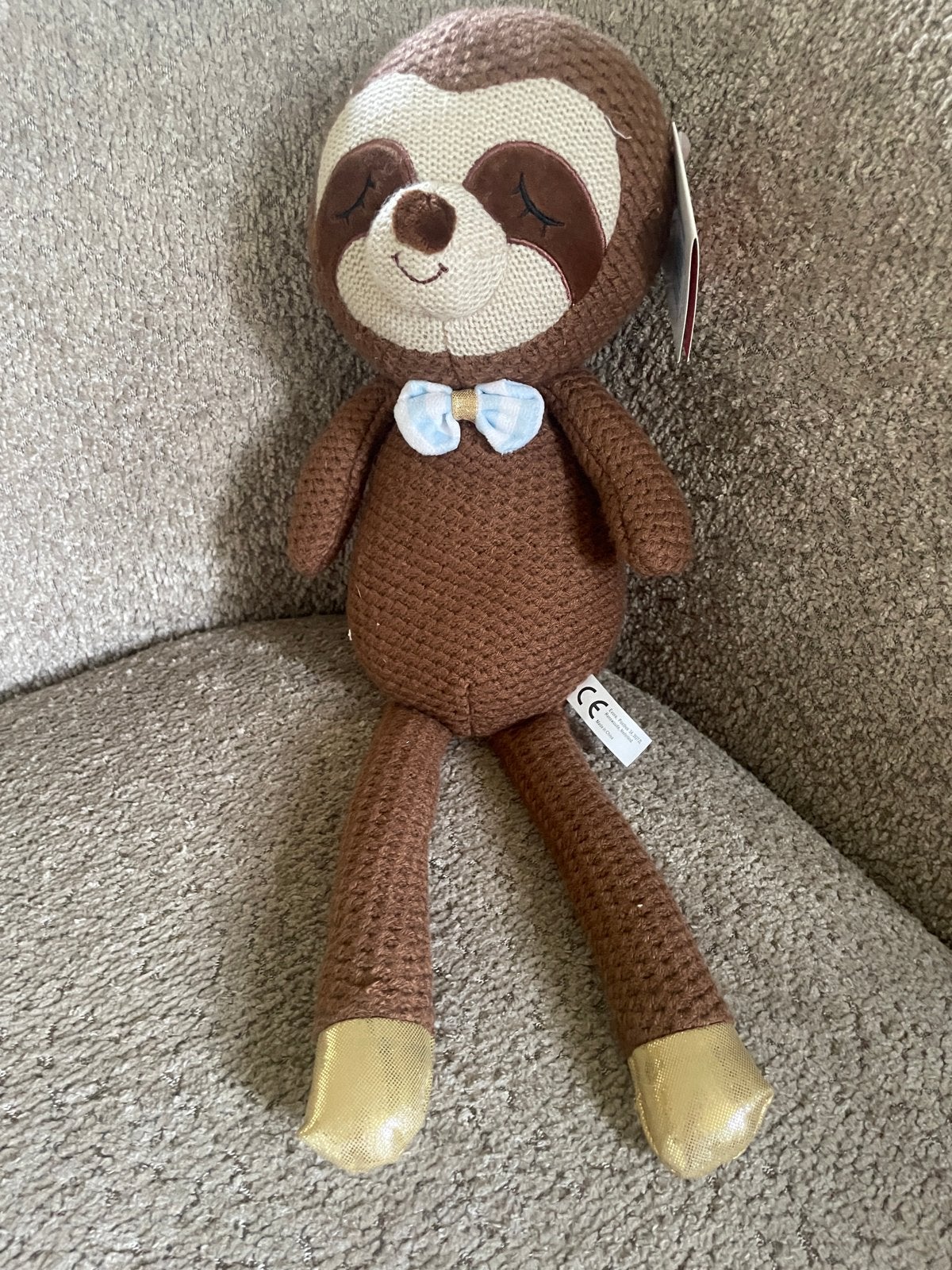 Nieuwe luiaard knuffel van Planning Kids - 40 cm, Overige merken, Overige karakters, Overige typen, Nieuw