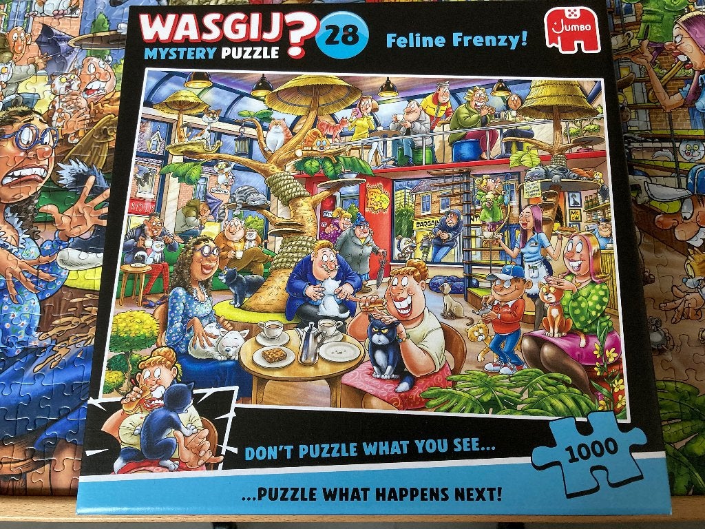 Wasgij puzzel, Ophalen, 500 t/m 1500 stukjes, Zo goed als nieuw, Legpuzzel