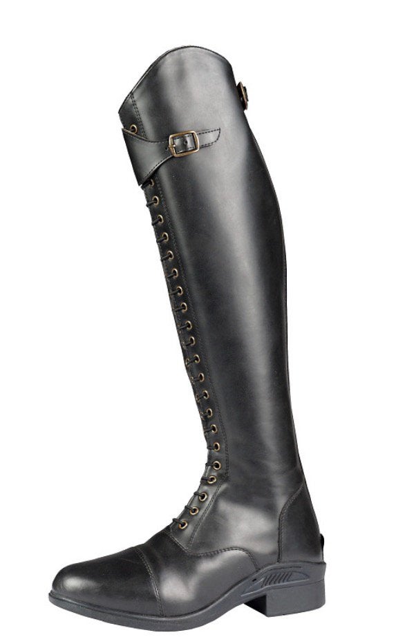 Nieuwe horka Lacey paardrijlaarzen zwart veter en rits 41, Dieren en Toebehoren, Nieuw, Ophalen of Verzenden, A, Schoeisel