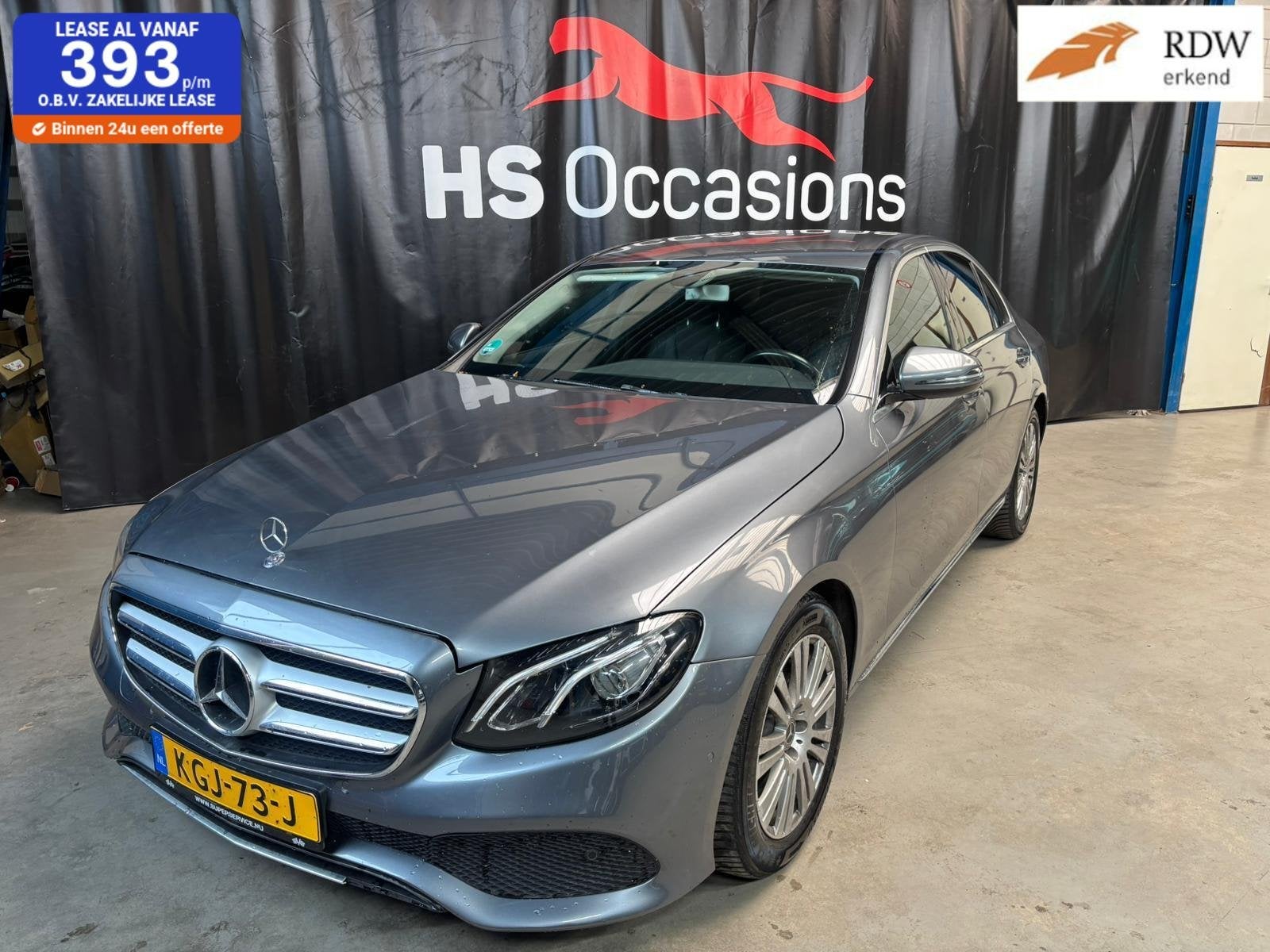 Mercedes E-klasse 200 2017 stoelverwarming/airco/cruise, Automaat, Automatische klimaatregeling, Achterwielaandrijving, Gebruikt