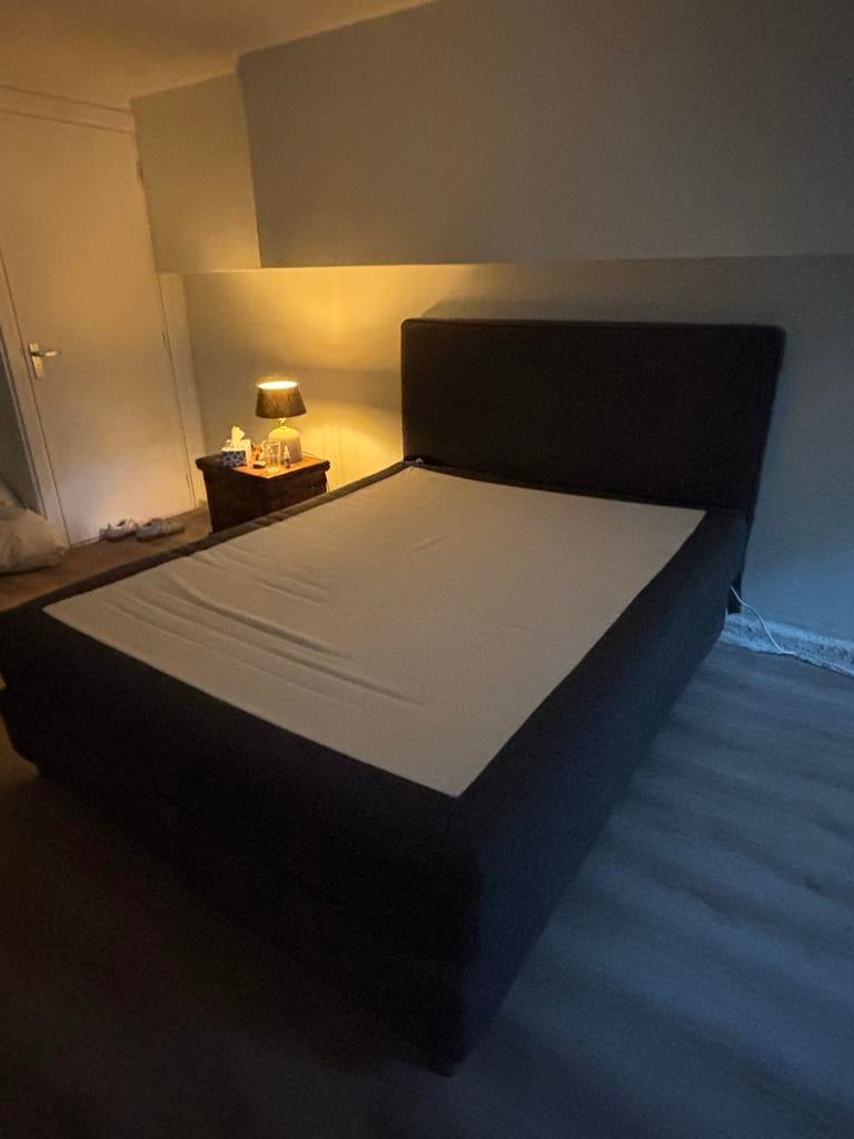 Boxspring 160x200, Huis en Inrichting, Slaapkamer | Boxsprings, Ophalen, Gebruikt, Tweepersoons, 200 cm