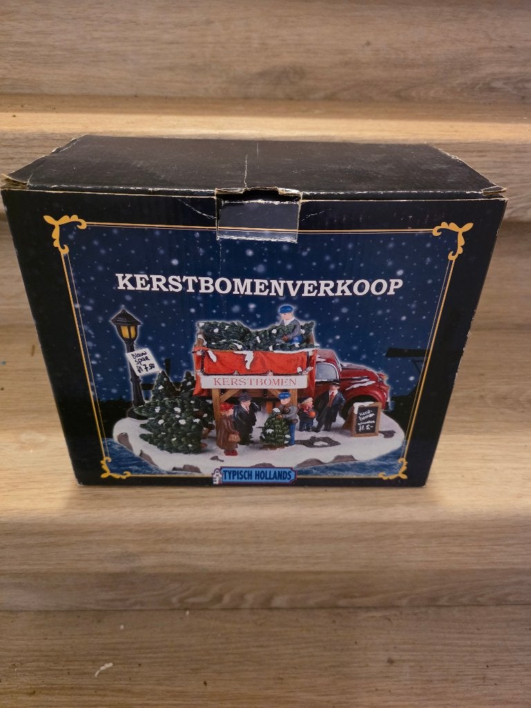 Typisch Hollands kerstbomenverkoop, Diversen, Ophalen of Verzenden, Gebruikt