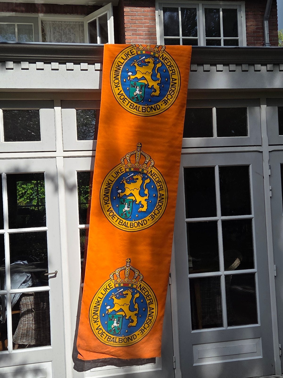 Vlag voetbal knvb, Diversen, Vlaggen en Wimpels, Ophalen of Verzenden, Zo goed als nieuw